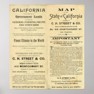 Poster Californie 2