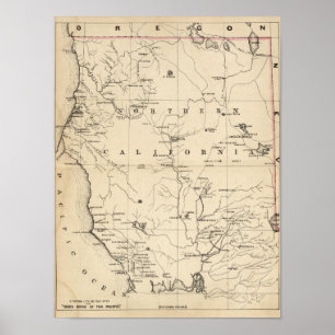 Poster Californie du Nord