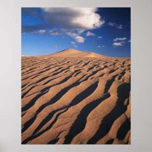 Poster Californie, Dumont Dunes dans le désert des Mojave