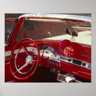 Poster Californie : Vallée de Santa Ynez, Solvang, 1957