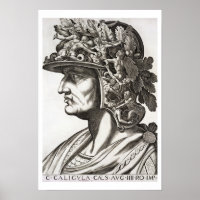 Caligula Caesar (12-41 ap. J.-C.), 1596 (gravure)