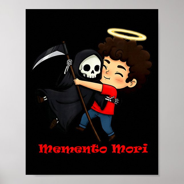 Poster Câlins - Memento Mori  (Devant)