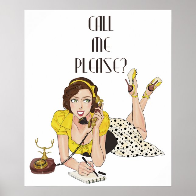 Poster Call Me Please? (Devant)