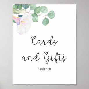 Poster Calla et eucalyptus - Cartes et Cadeaux