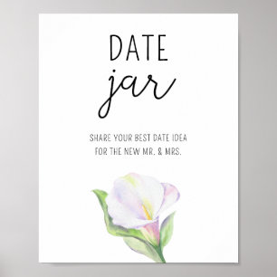 Poster Calla - idées de soirées en amoureux. Jeu de jar d