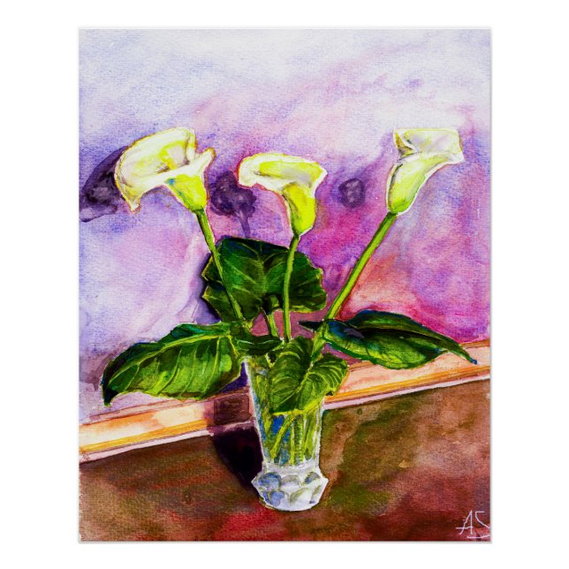 Poster Calla Lilis (Devant)