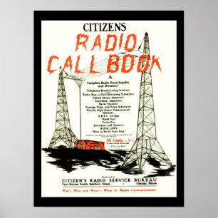 Poster Callbook de la radio citoyenne