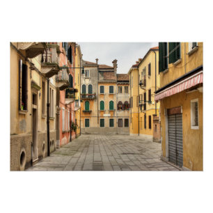 Poster Calle Del Montello, Venise Italie