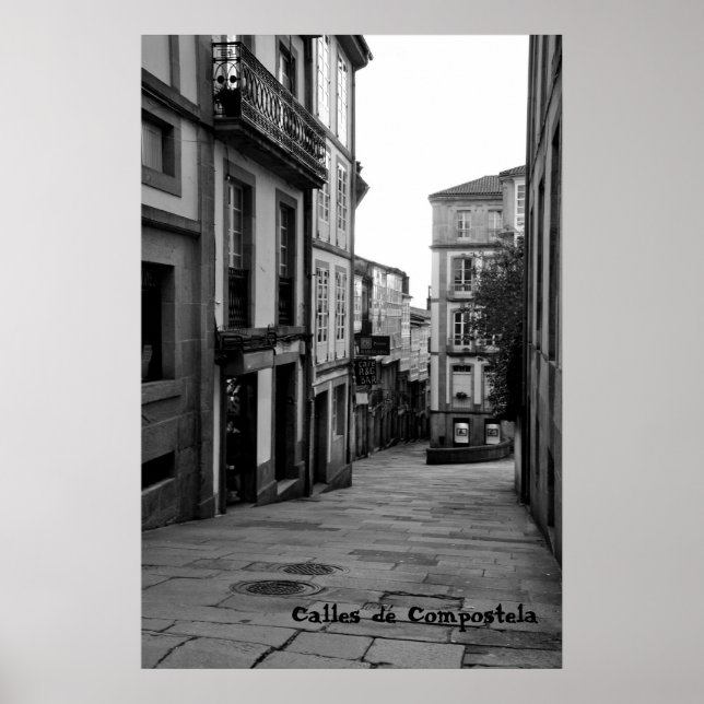 Poster Calles de Compostelle (Devant)