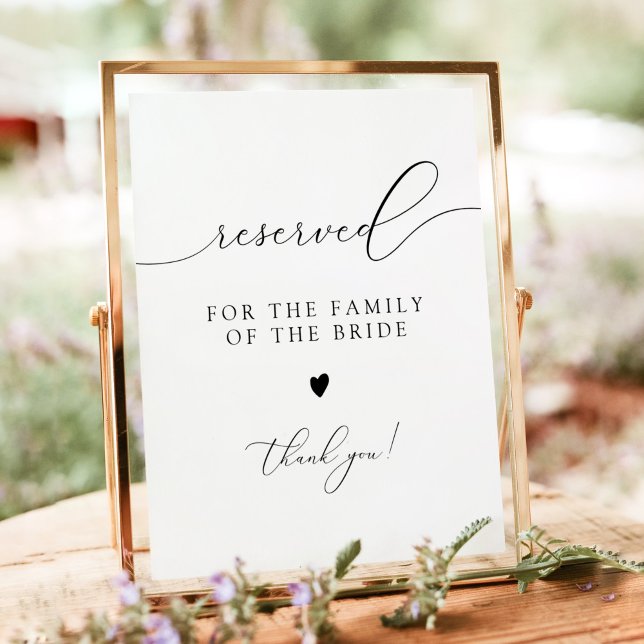 Poster Calligraphie ASHER réservée pour la famille de pos (Créateur téléchargé)