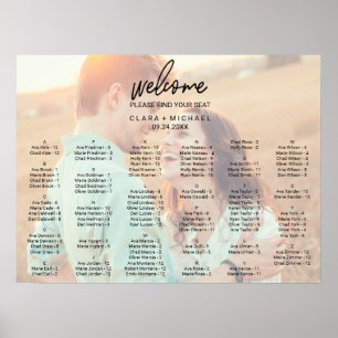 Poster Calligraphie lunaire Diagramme de siège photo dé