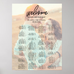 Poster Calligraphie lunaire Diagramme de siège photo dé