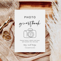 Calligraphie Moderne Mariage photo Signe du livre 