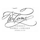 Calligraphie romantique | Mariage de bienvenue