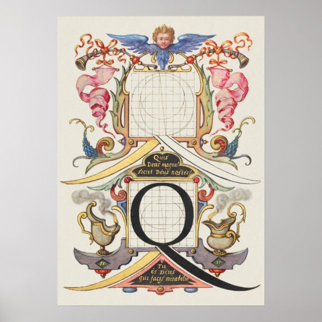 Poster Calligraphie vintage (Devant)