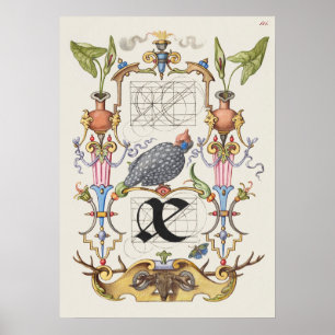 Poster Calligraphie vintage