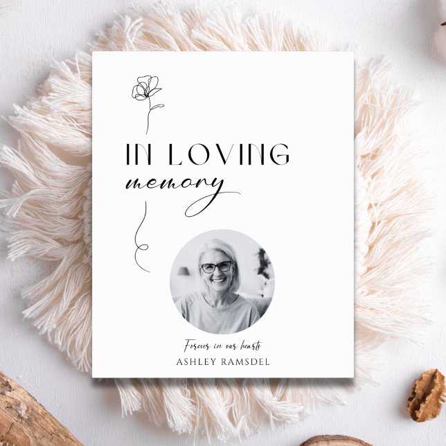 Poster Calligraphy Photo In Love Memory Mariage Sign (Créateur téléchargé)