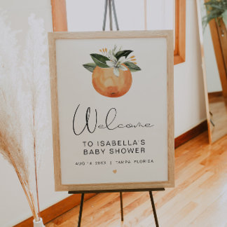 Poster CALLIOPE Little Cutie Clementine Baby shower