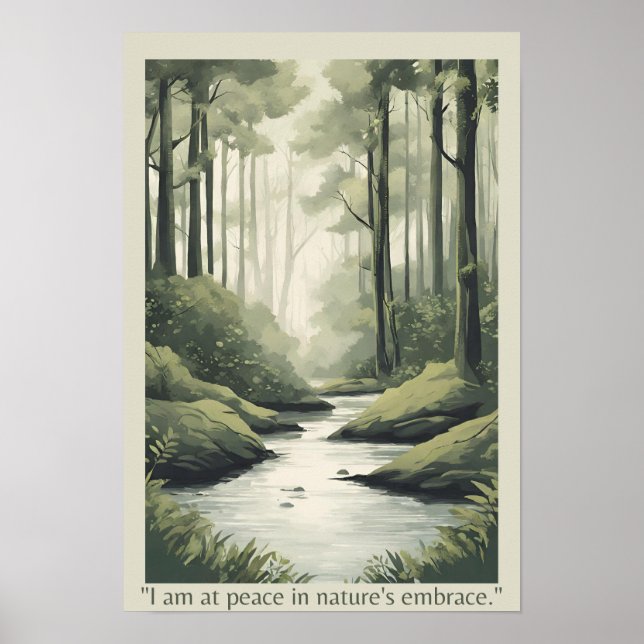 Poster Calme à l'intérieur (Devant)