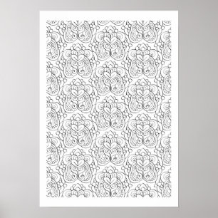 Poster Calme vers le bas no 1