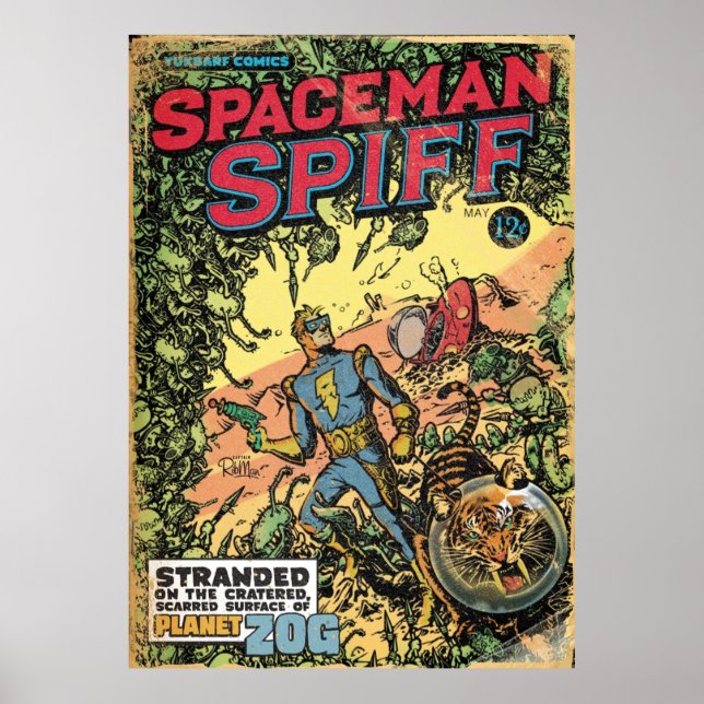 Poster Calvin Le Spaceman Spiffy (Devant)