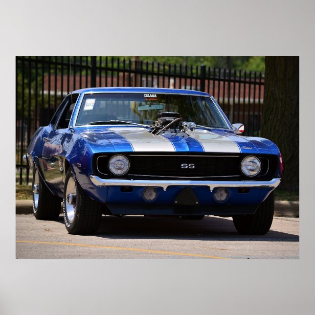 Poster Camaro SS 1969 (Devant)