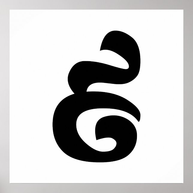 Poster Cambodian Number 9 / Nine / ៩ (Pram Buen) Khmer (Devant)