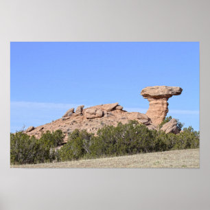 Poster Camel Rock, Nouveau-Mexique