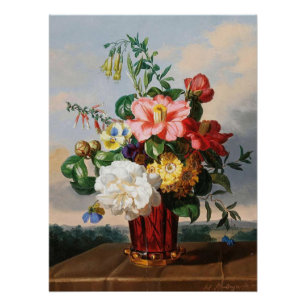 Poster Camellias Fête Florale Pour Vos Yeux