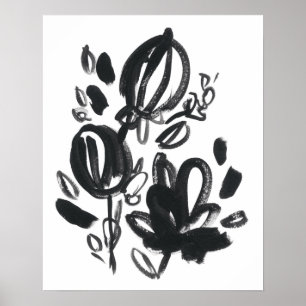 Poster Cameo Bloom - Noir et Blanc