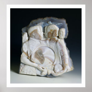 Poster Cameo depicting Cosimo de Medici (1519-74) and his