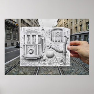 Poster Caméra Crayon Vs - Ce N'Est Pas De La Gravité