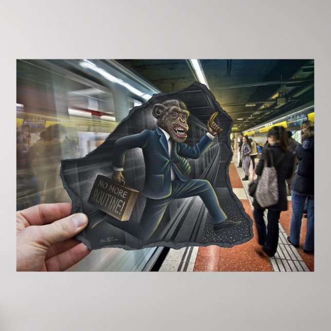 Poster Caméra Crayon Vs - Plus De Routine (Devant)