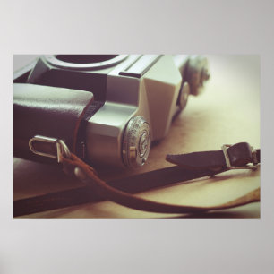 Poster Caméra rétro