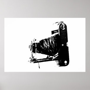 Poster caméra vintage