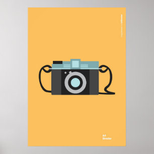 Poster Caméra vintage