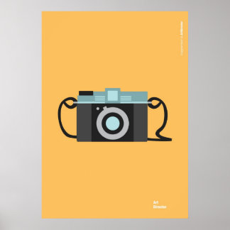 Poster Caméra vintage