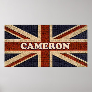 Poster Cameron ~ Élections générales politiques au Royaum
