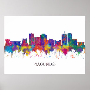 Poster Cameroun Skyline