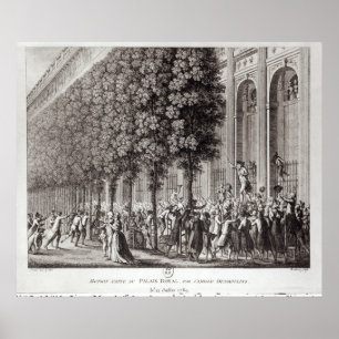 Poster Camille Desmoulins parlant chez le Palais