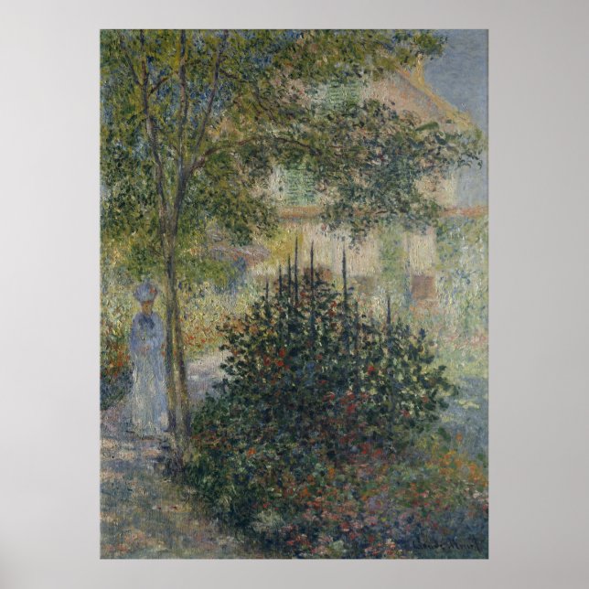Poster Camille Monet dans le jardin (Devant)