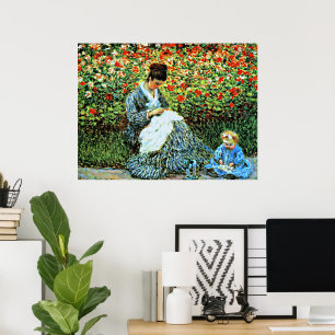 Poster Camille Monet et Child,