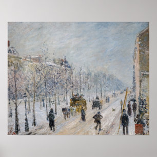 Poster Camille Pissarro - Boulevards extérieurs, Effet Ne