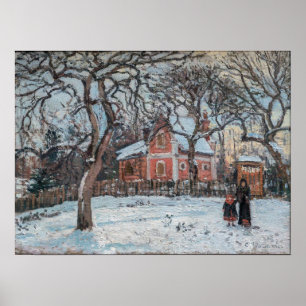 Poster Camille Pissarro - Chataigniers a Louvecienne