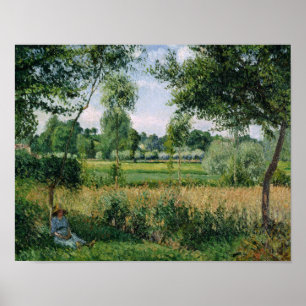 Poster Camille Pissarro - Effet Soleil du matin, Eragny