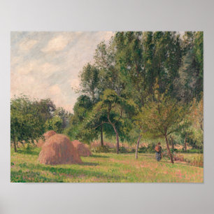 Poster Camille Pissarro - Emballages, Matin, Eragny
