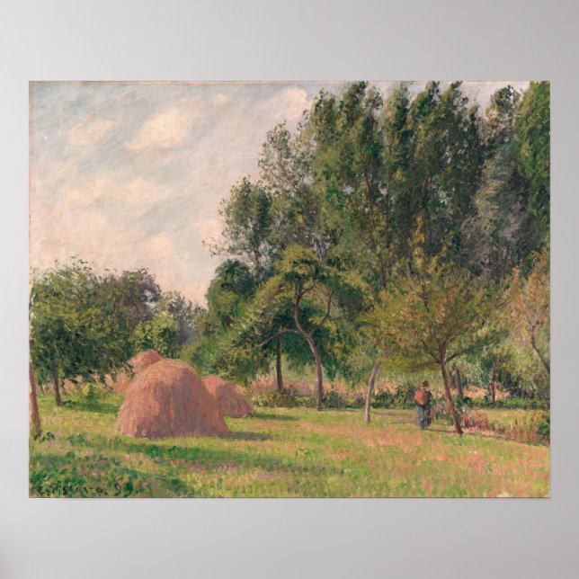 Poster Camille Pissarro | Emballages, Matin, Eragny (Devant)