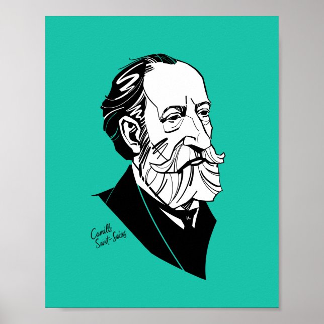 Poster Camille Saint-Saëns (Devant)