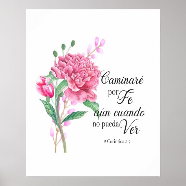 Poster Caminare por fe Póster (Devant)