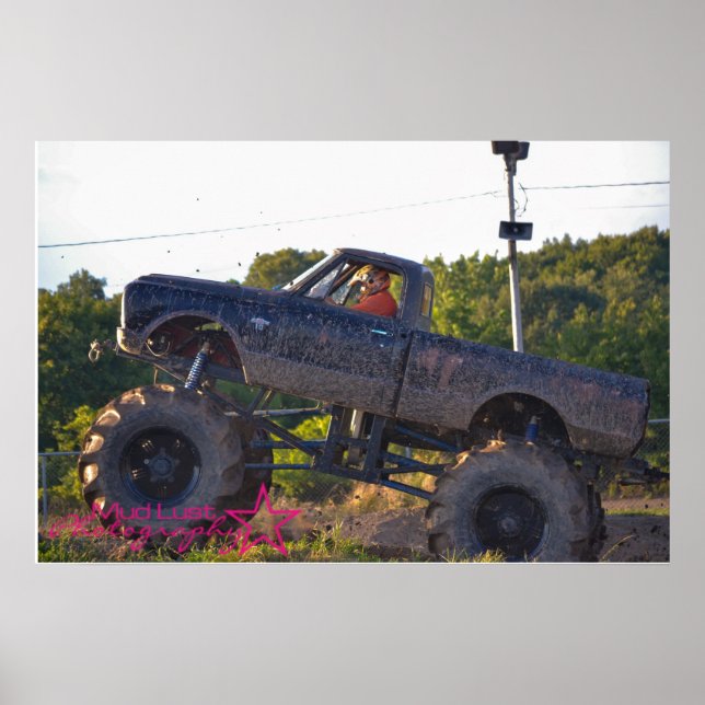Poster Camion à boue (Devant)